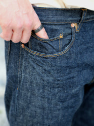Stevenson Overall Co. Encinitas 150 Raw Denim Jeans 13oz (one wash) - Indigo