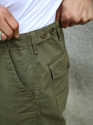 Nudie Jeans Tuff Tony Fatigue Pants – Olive (120291)