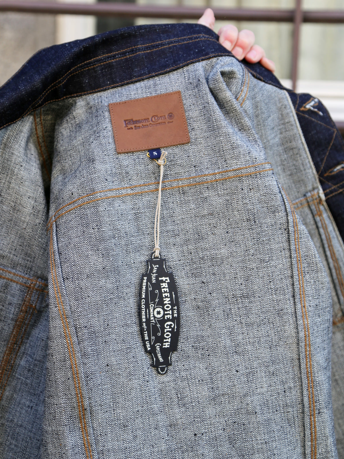 Freenote Cloth CD-1 Classic Jacket – 17oz Blue Slub Denim (M0004301-17OZ)