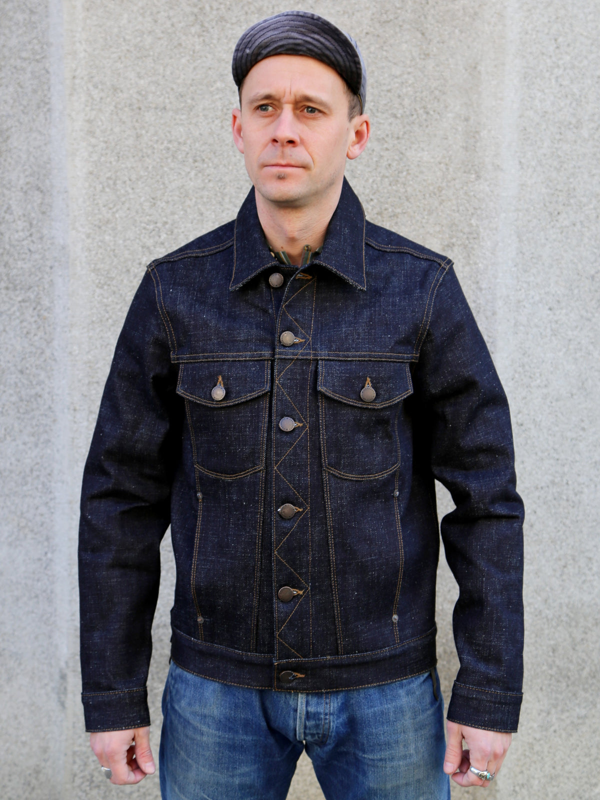 Freenote Cloth CD-1 Classic Jacket – 17oz Blue Slub Denim (M0004301-17OZ)