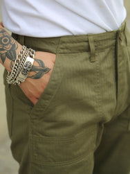 Nudie Jeans Tuff Tony Fatigue Pants – Olive (120291)