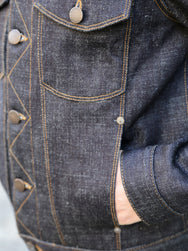 Freenote Cloth CD-1 Classic Jacket – 17oz Blue Slub Denim (M0004301-17OZ)