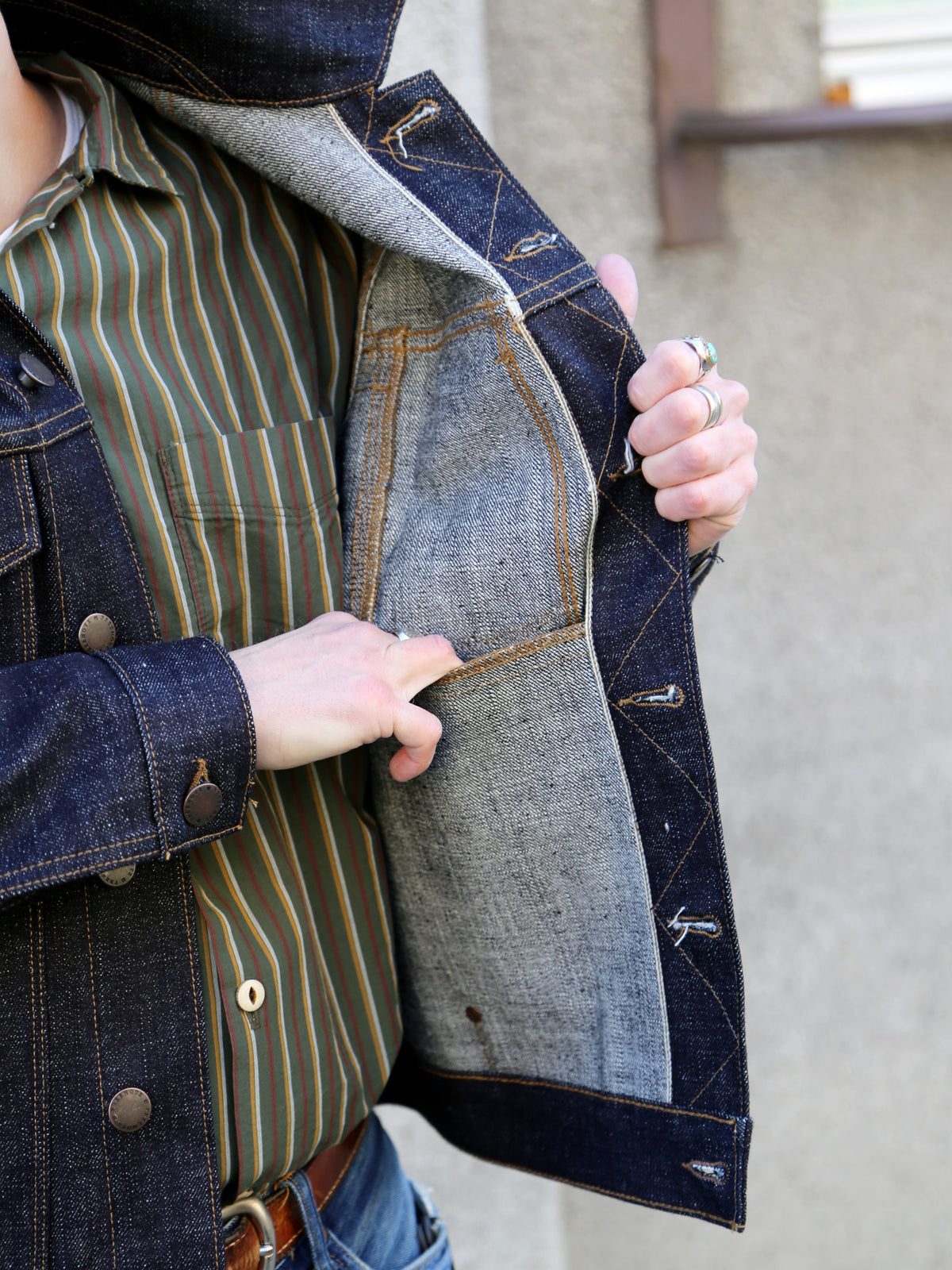 Freenote Cloth CD-1 Classic Jacket – 17oz Blue Slub Denim (M0004301-17OZ)