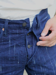 Studio d'Artisan D1843 15Oz. "Kasuri" Selvedge Shorts