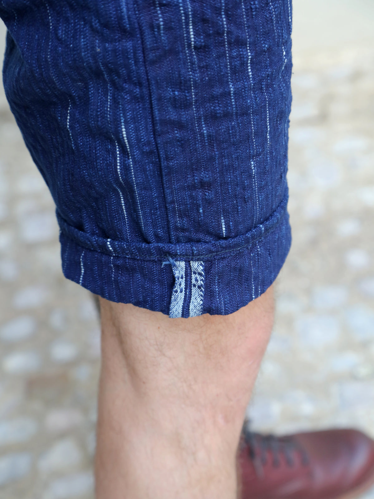 Studio d'Artisan D1843 15Oz. "Kasuri" Selvedge Shorts