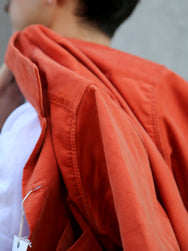 Joe McCoy MS23007 Open Collar Resort S/S Shirt / Summer Corduroy – Salmon