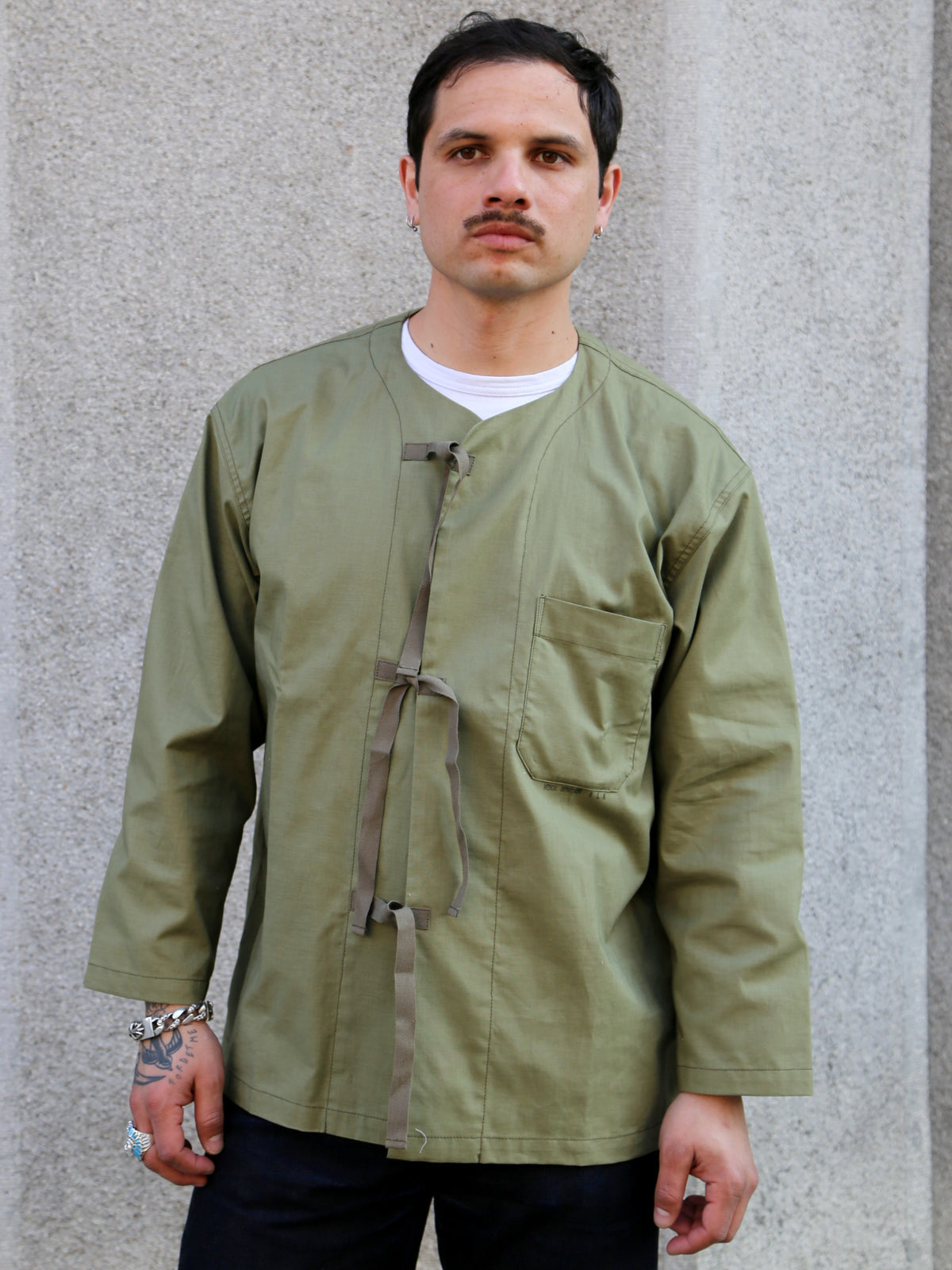 The Real McCoy's USN Medical Department Sleeping Shirt – Olive (MS25008)