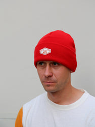 Nudie Jeans Falksson Beanie - NJCO Red
