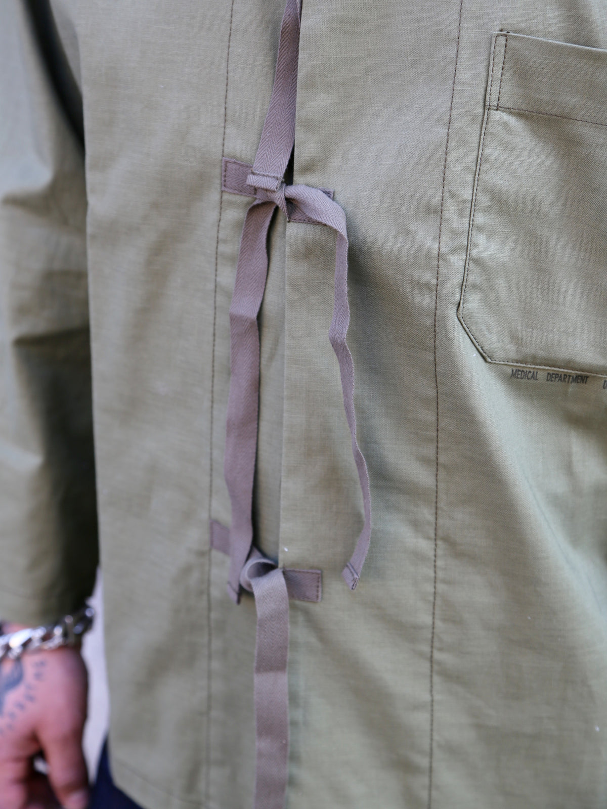 The Real McCoy's USN Medical Department Sleeping Shirt – Olive (MS25008)