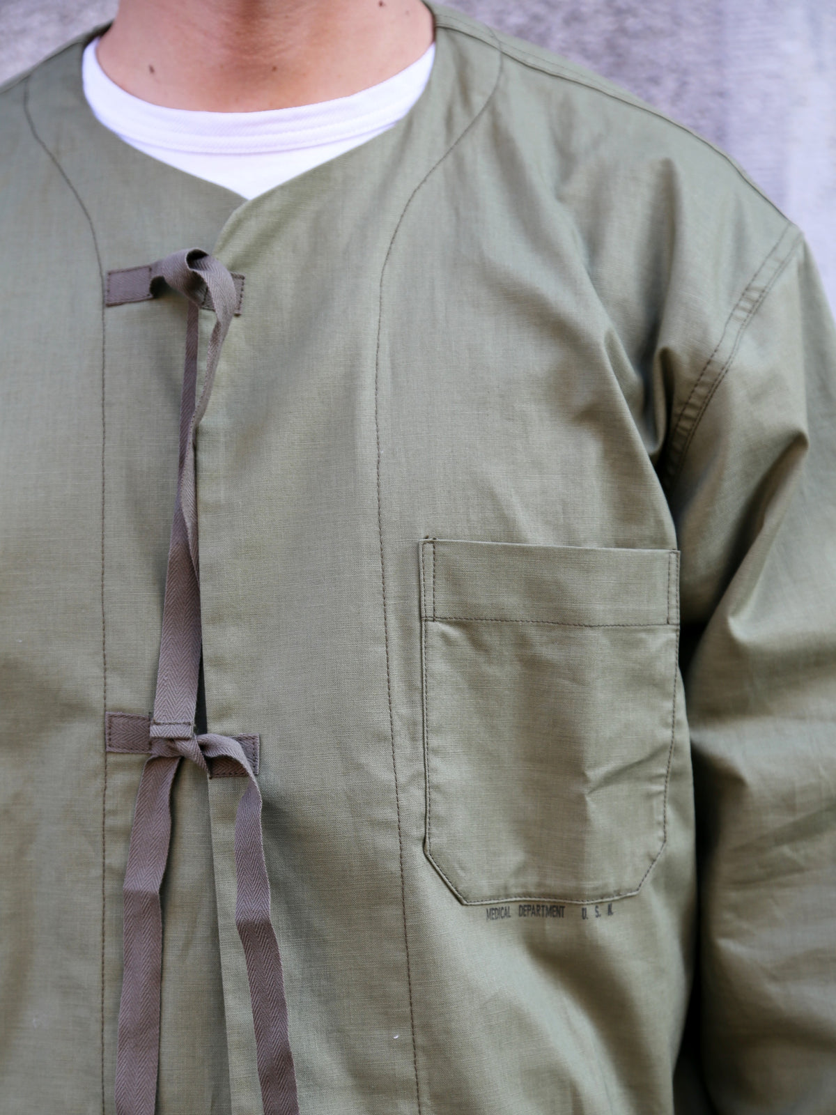 The Real McCoy's USN Medical Department Sleeping Shirt – Olive (MS25008)