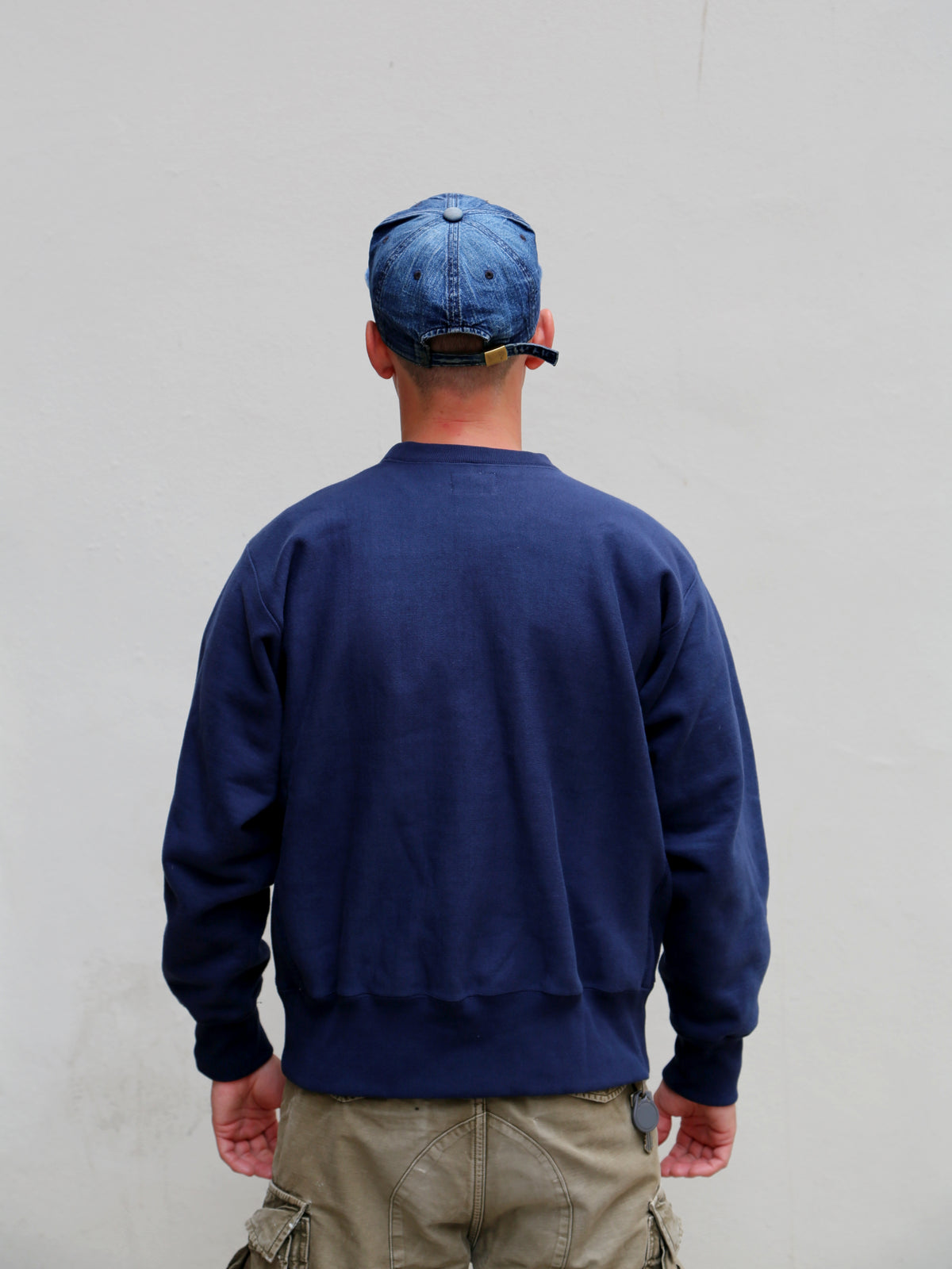 The Real McCoy's MC20114 Heavyweight Crewneck Sweatshirt - Navy