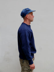 The Real McCoy's MC20114 Heavyweight Crewneck Sweatshirt - Navy