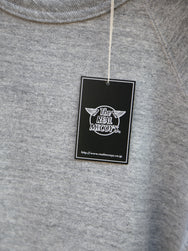 The Real McCoy's 9oz Loopwheel Raglan Sweatshirt – Grey (MC24117)