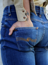 Nudie Jeans Grim Tim – Indigo Myth (113614)