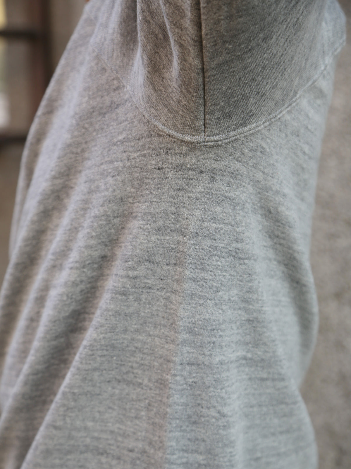 The Real McCoy's 9oz Loopwheel Raglan Sweatshirt – Grey (MC24117)