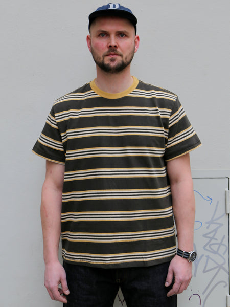 Nudie Jeans Leif Mud Stripe T-Shirt – Multi (131873)