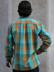 Indigofera Webster Twill Check Shirt – Blue/Beige/Red (6345-846-01)