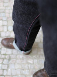 Momotaro 0906-V 15.7oz Zimbabwe Cotton Wide Straight Jeans