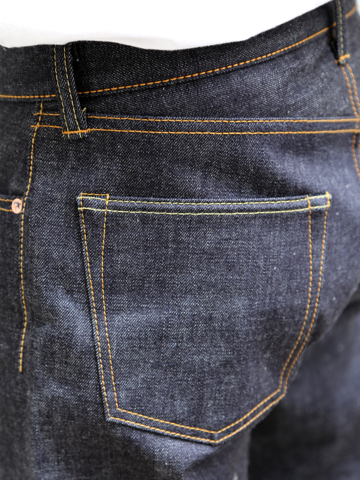 Momotaro 0906-V 15.7oz Zimbabwe Cotton Wide Straight Jeans