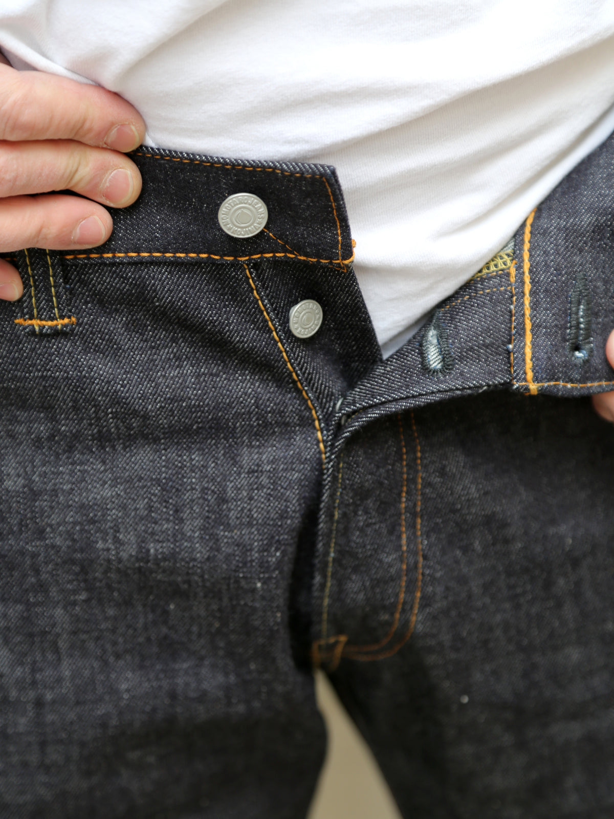 Momotaro 0906-V 15.7oz Zimbabwe Cotton Wide Straight Jeans