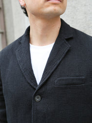 Hansen Garments Charlie Easy Three Button Blazer – Black Gauze (29-58-2)