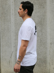 Blue Blanket Denim Heads 10th Anniversary Printed Tubular T-shirt – White (TS9 IT78)