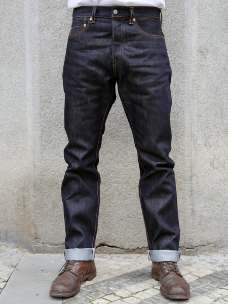 Momotaro G0605SL 14.5oz Indigo Silk Selvedge Denim Natural Tapered