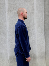 Hansen Garments 26-28-4 Erling Quilted Work Jacket - Velvet Indigo
