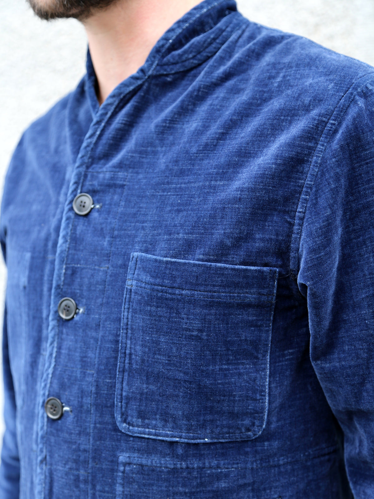Hansen Garments 26-28-4 Erling Quilted Work Jacket - Velvet Indigo