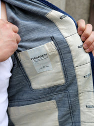 Hansen Garments 26-28-4 Erling Quilted Work Jacket - Velvet Indigo
