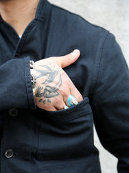 Hansen Garments Erling Refined Work Jacket – Black Canvas (27-90-2)