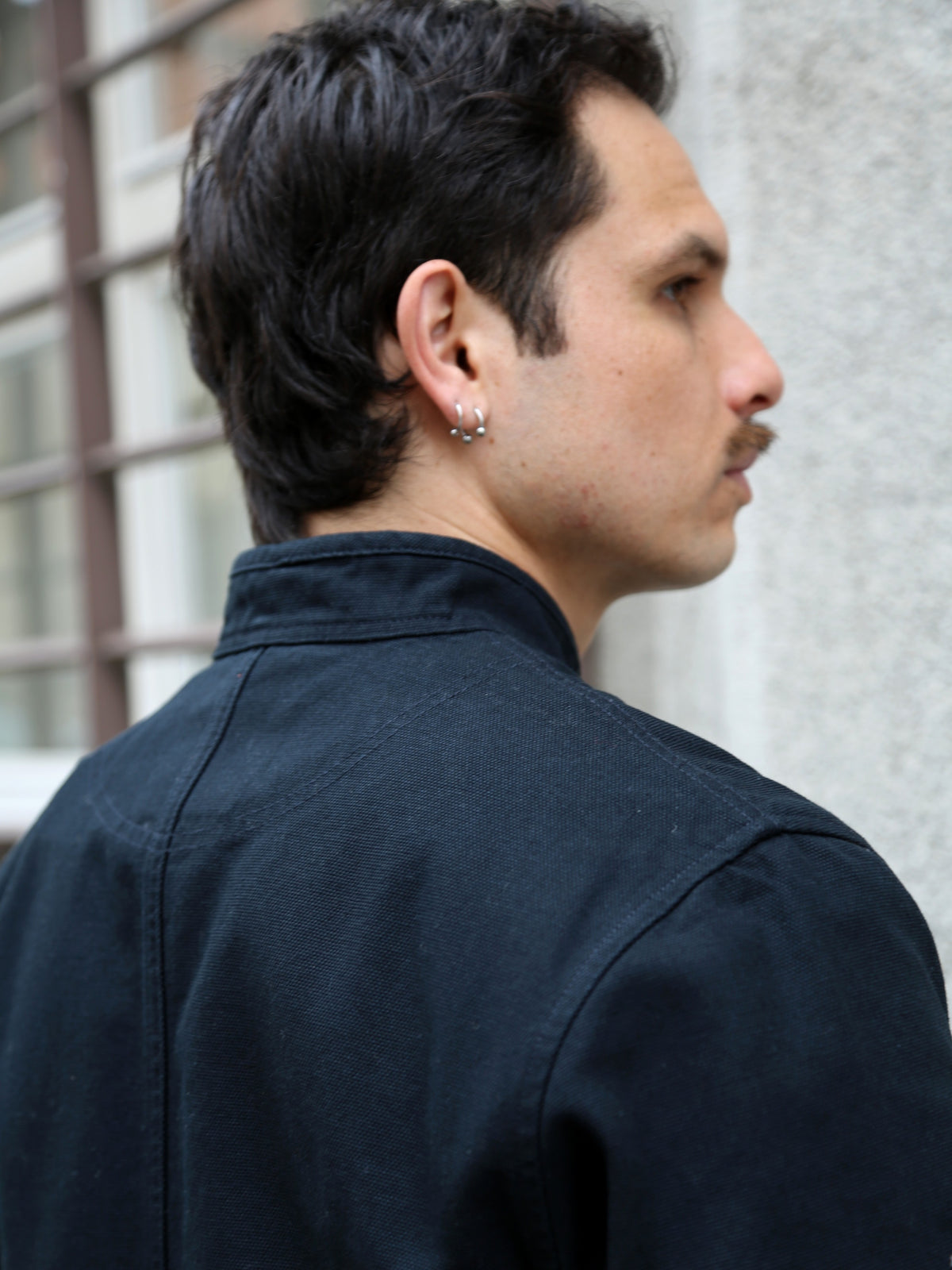 Hansen Garments Erling Refined Work Jacket – Black Canvas (27-90-2)