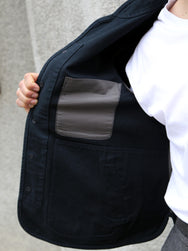 Hansen Garments Erling Refined Work Jacket – Black Canvas (27-90-2)