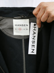 Hansen Garments Erling Refined Work Jacket – Black Canvas (27-90-2)