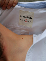Hansen Garments 26-09-1 Henrik Casual Work Shirt - White