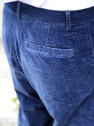 Hansen Garments 26-28-4 Tyge Wide Cut Cropped Trousers - Velvet Indigo