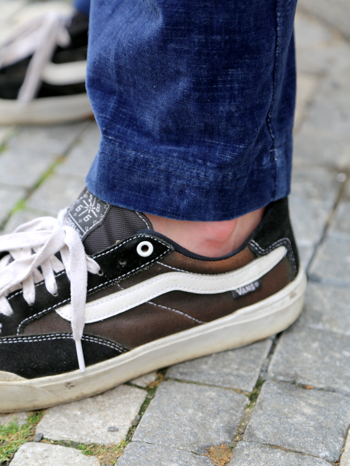 Hansen Garments 26-28-4 Tyge Wide Cut Cropped Trousers - Velvet Indigo