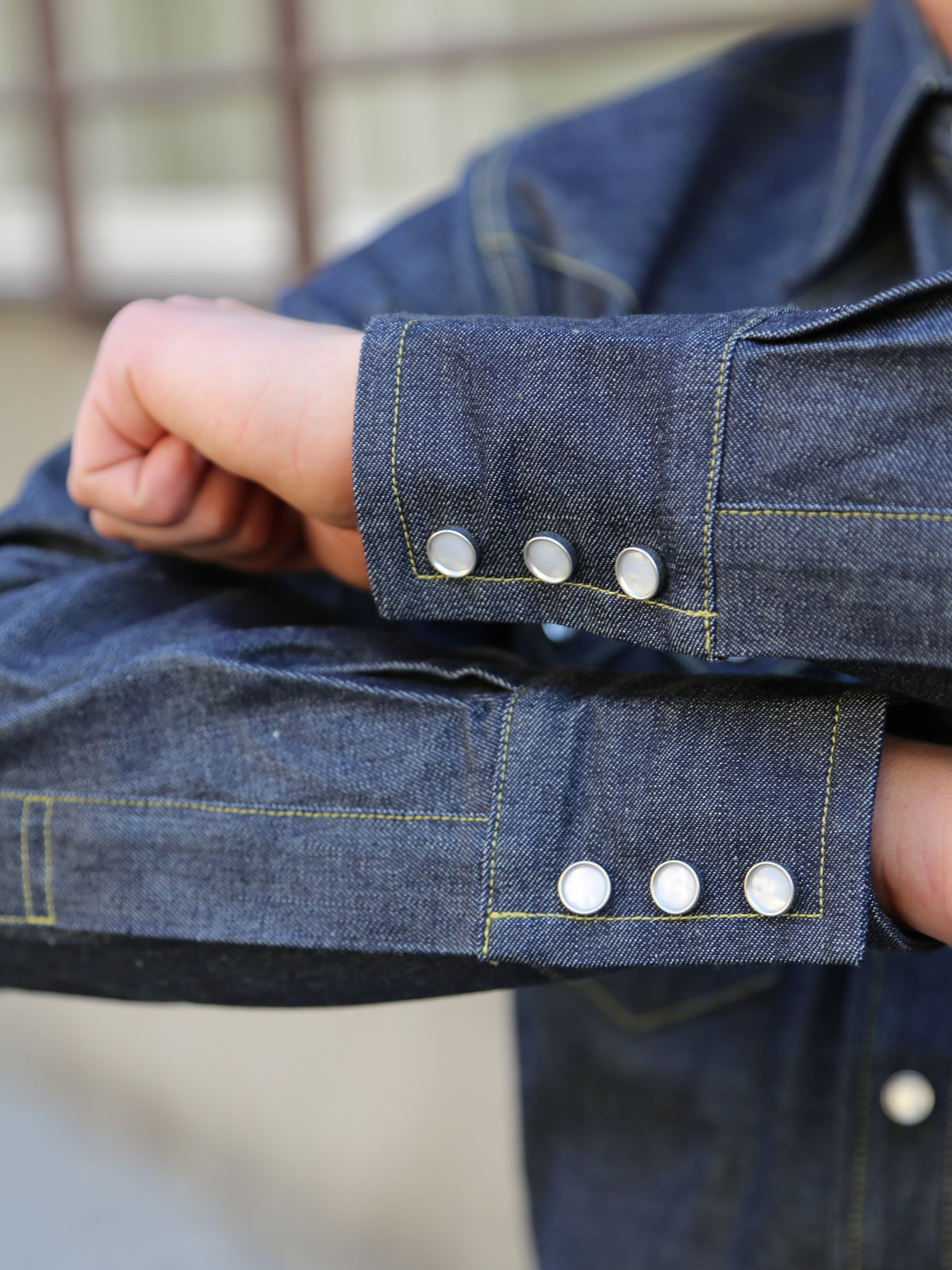 Bryceland's Denim Sawtooth Shirt – Indigo