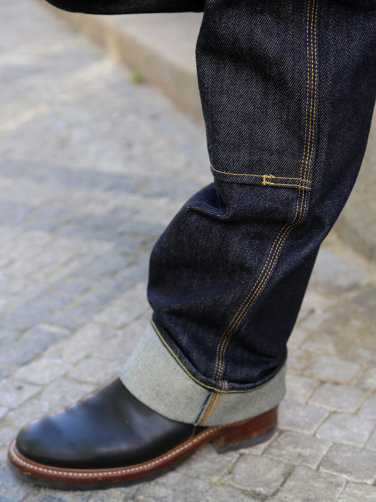 Iron Heart IH-805 21oz Selvedge Denim Double Knee Overalls – Indigo