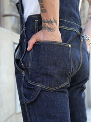 Iron Heart IH-805 21oz Selvedge Denim Double Knee Overalls – Indigo
