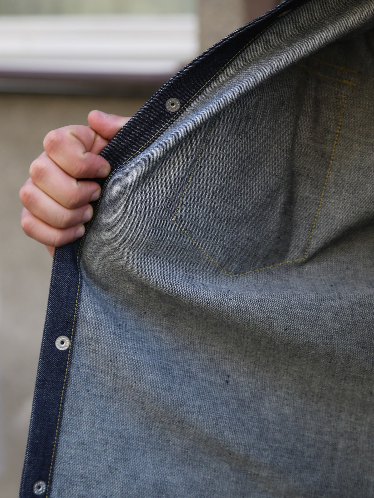 Bryceland's Denim Sawtooth Shirt – Indigo