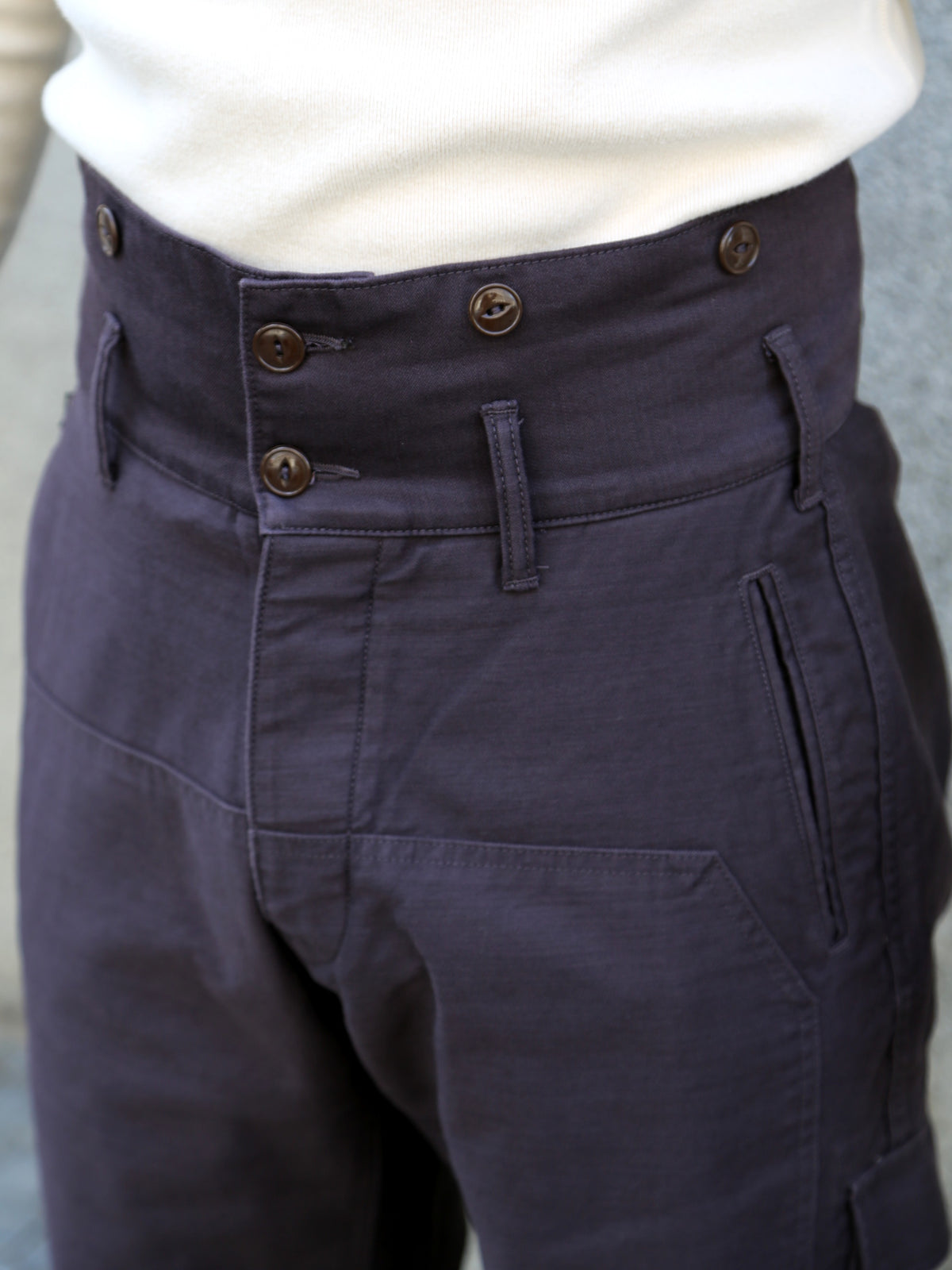 Black Sign Military Back Satin Combat Trousers – Mud Brown (BSSP-25510)