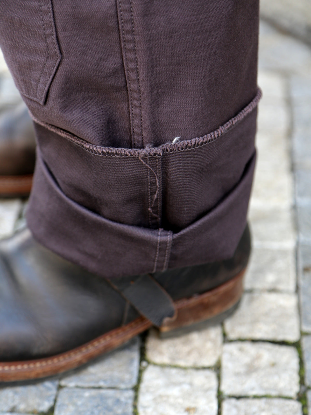 Black Sign Military Back Satin Combat Trousers – Mud Brown (BSSP-25510)