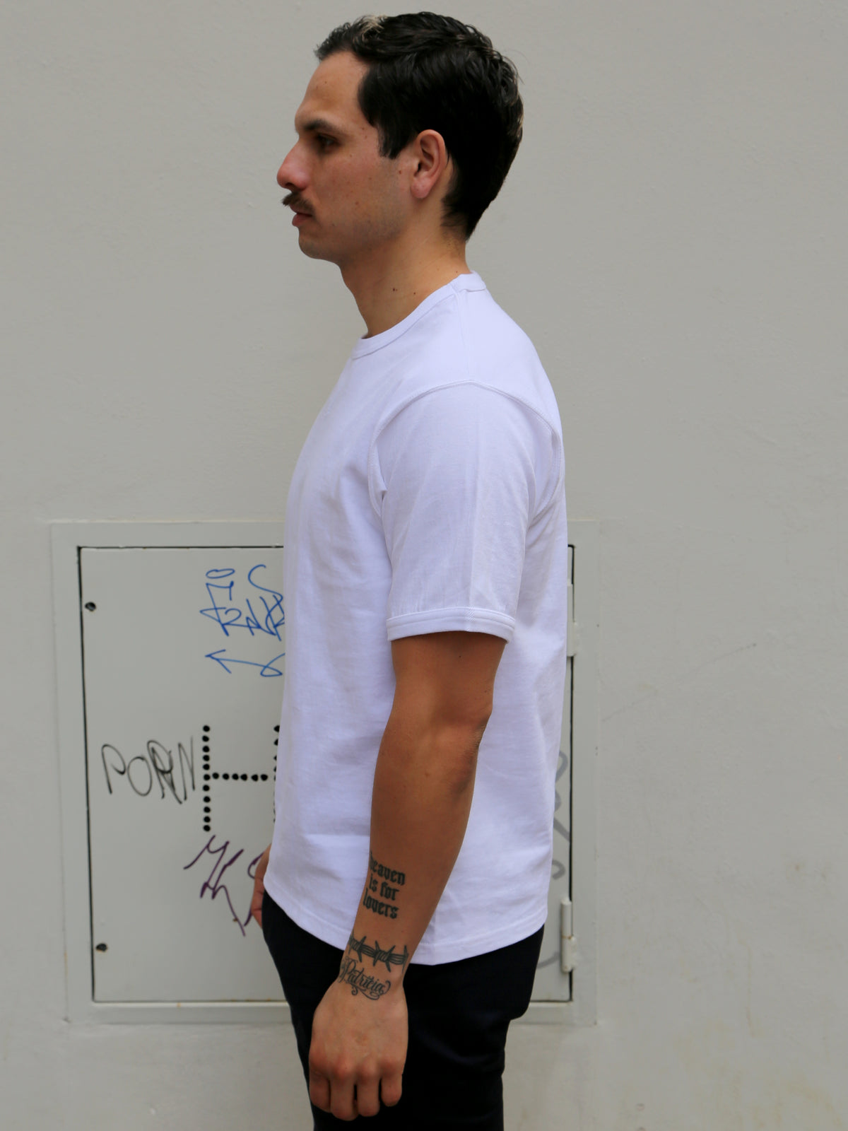 Joe McCoy MC23020 Gusset Tee – White