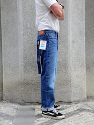 Japan Blue J401 Circle 14.8oz Classic Straight Selvedge Jeans - Washed