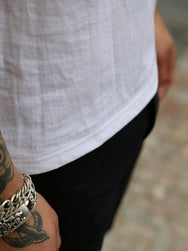 Joe McCoy MC23020 Gusset Tee – White