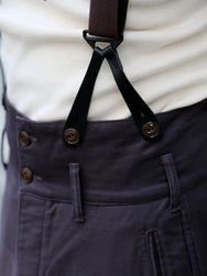 Black Sign Military Back Satin Combat Trousers – Mud Brown (BSSP-25510)