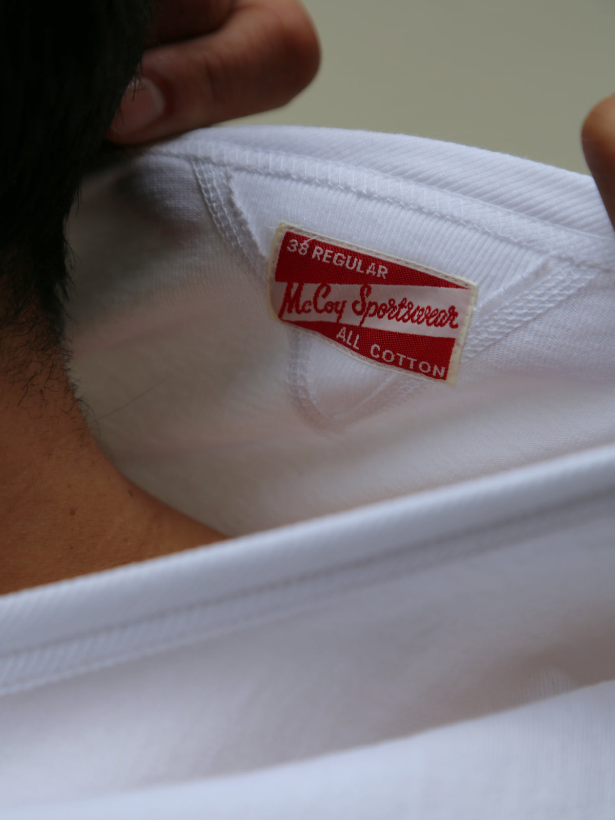 Joe McCoy MC23020 Gusset Tee – White