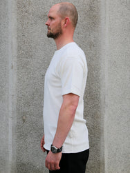 The Real Mccoy's Union Henley Undershirt S/S – White (MC23022)