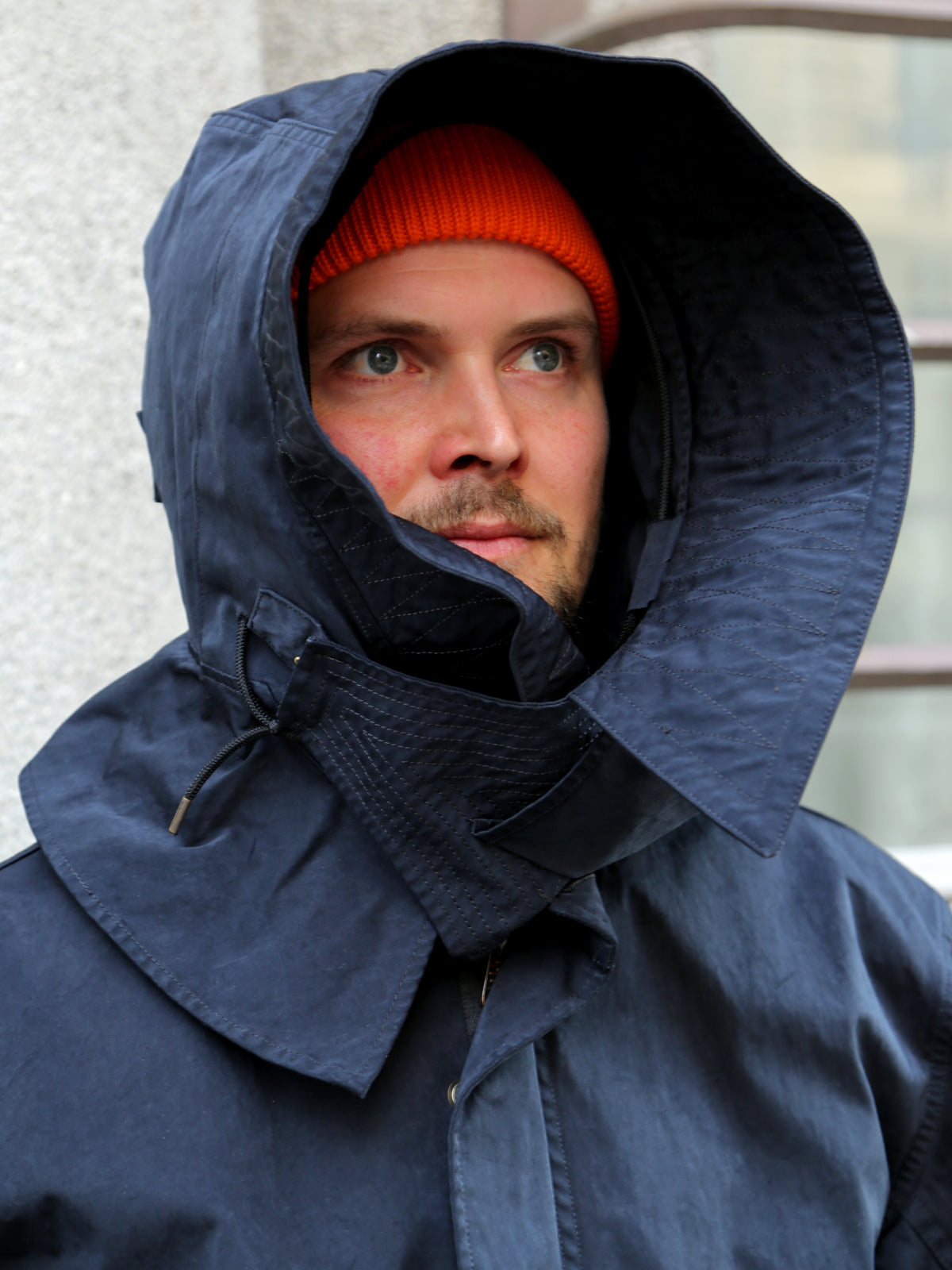 Ten C  Parka 13oz OJJ - Dark Navy